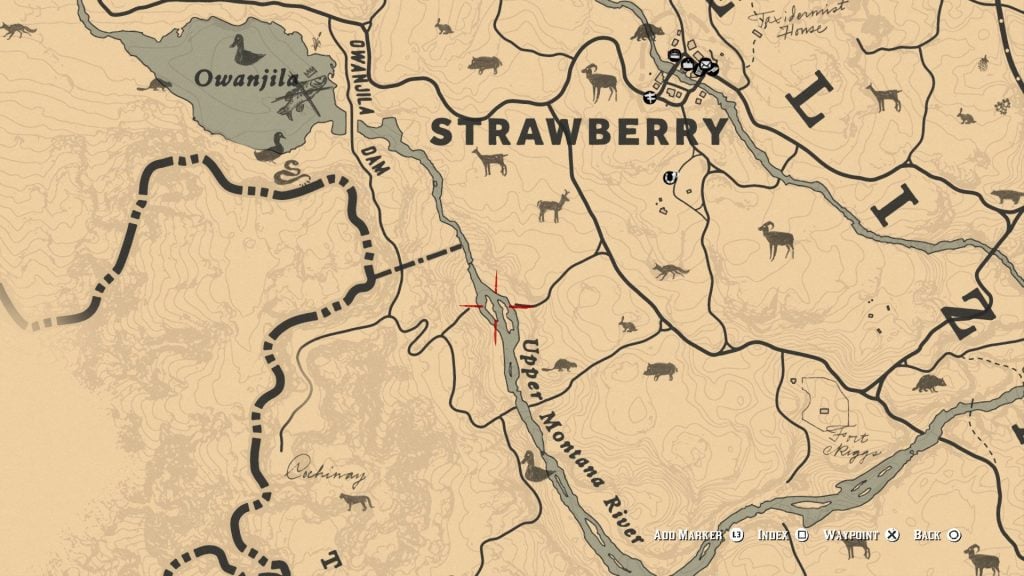 RDR2 - Beaver Location - naguide