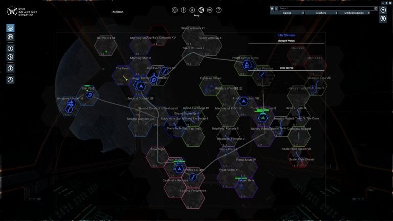 X4 Foundations Sector Map - naguide