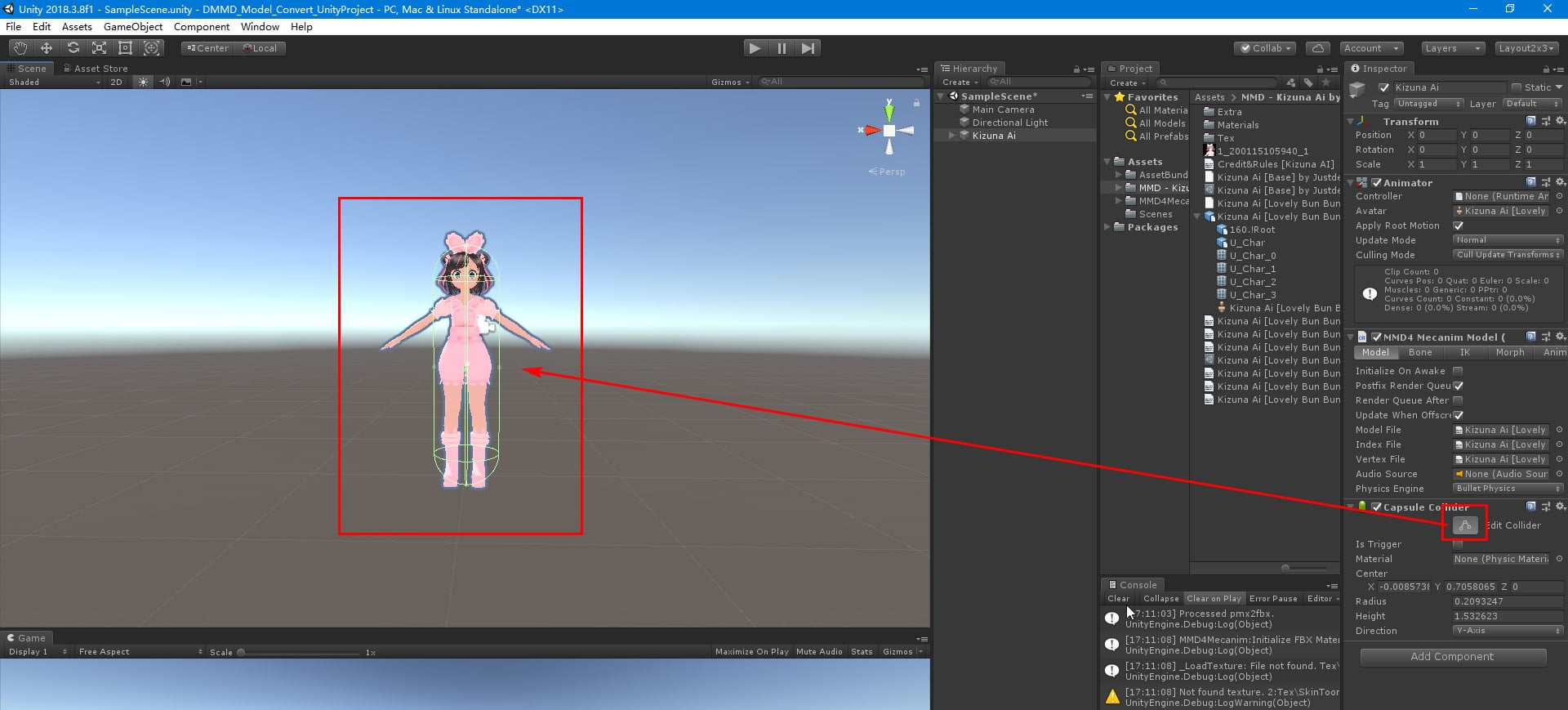 DesktopMMD MMD Model Import 16