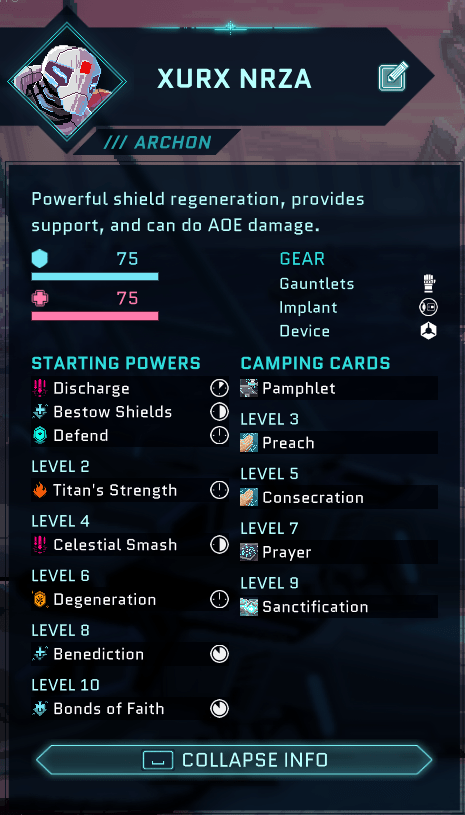 Star Renegades Characters and Skills 2