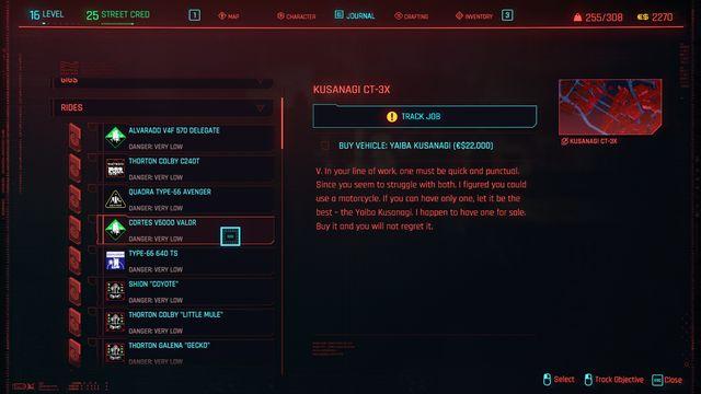 Cyberpunk 2077 How to Buy Car 