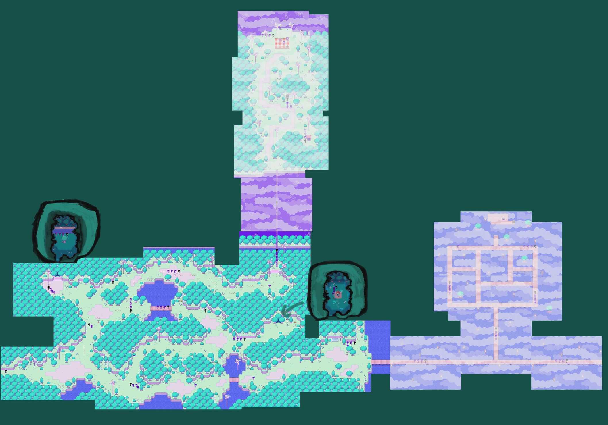 OMORI Maps for World 2