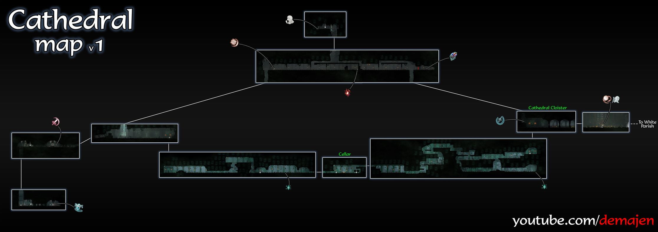 Ender Lilies Cathedral Map