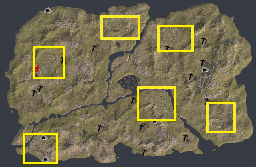 The Infected Tech Blueprints Locations 1