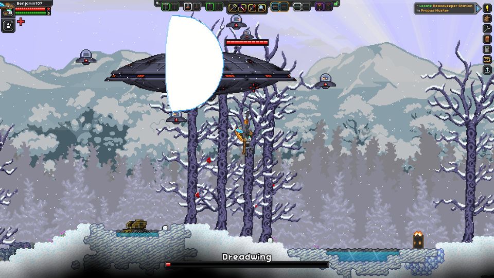 Starbound How to Take Down Dreadwing 10