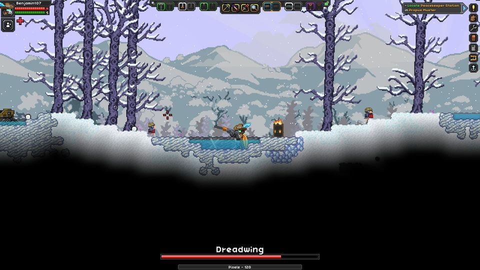 Starbound How to Take Down Dreadwing 4