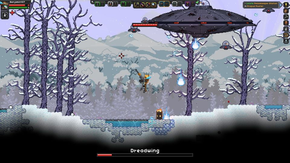 Starbound How to Take Down Dreadwing 8