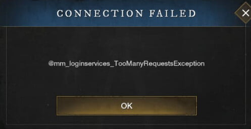 New World @mm Error TooManyRequest FIX