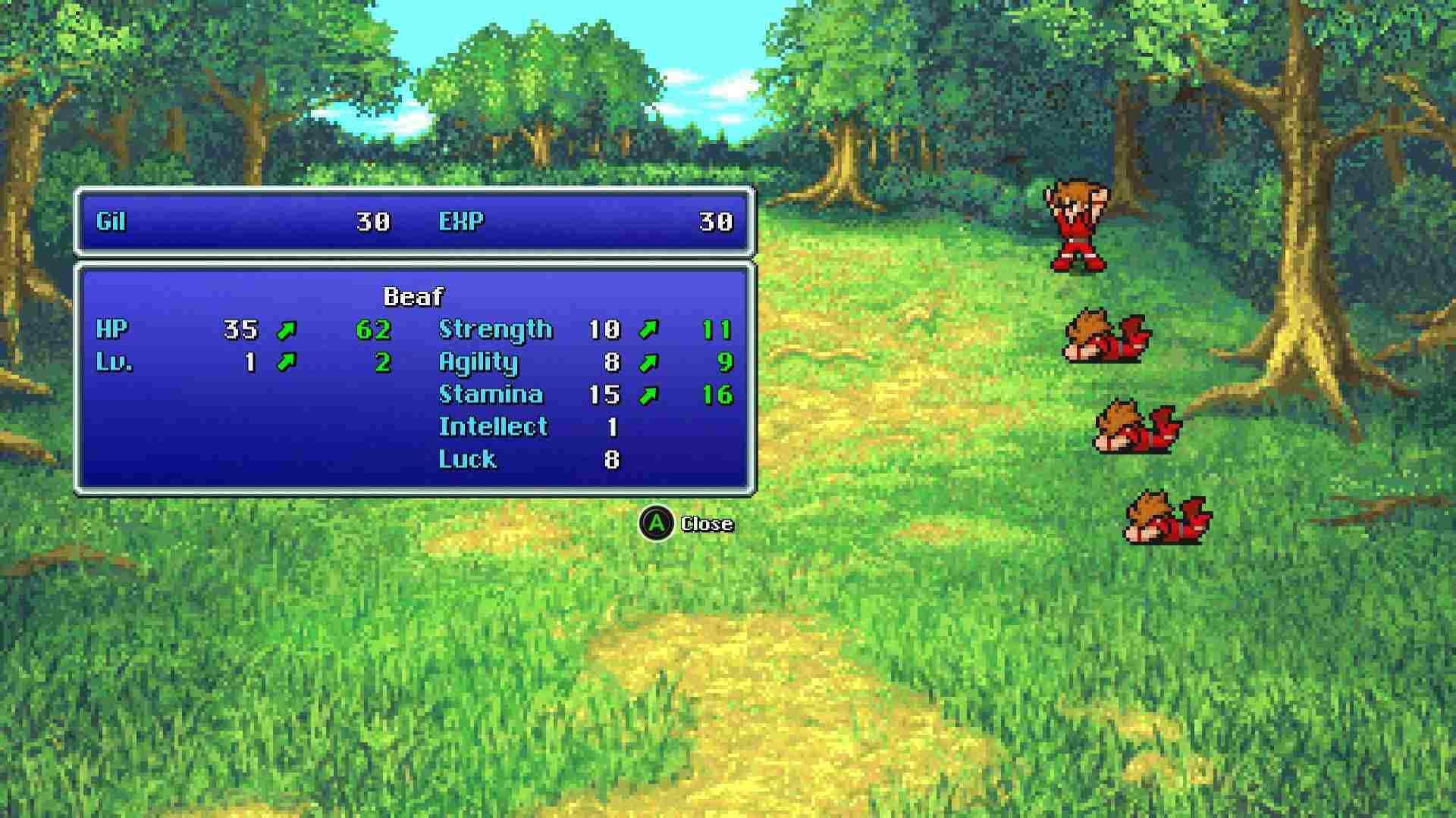 FINAL FANTASY V SNES Font for Pixel Remaster 3