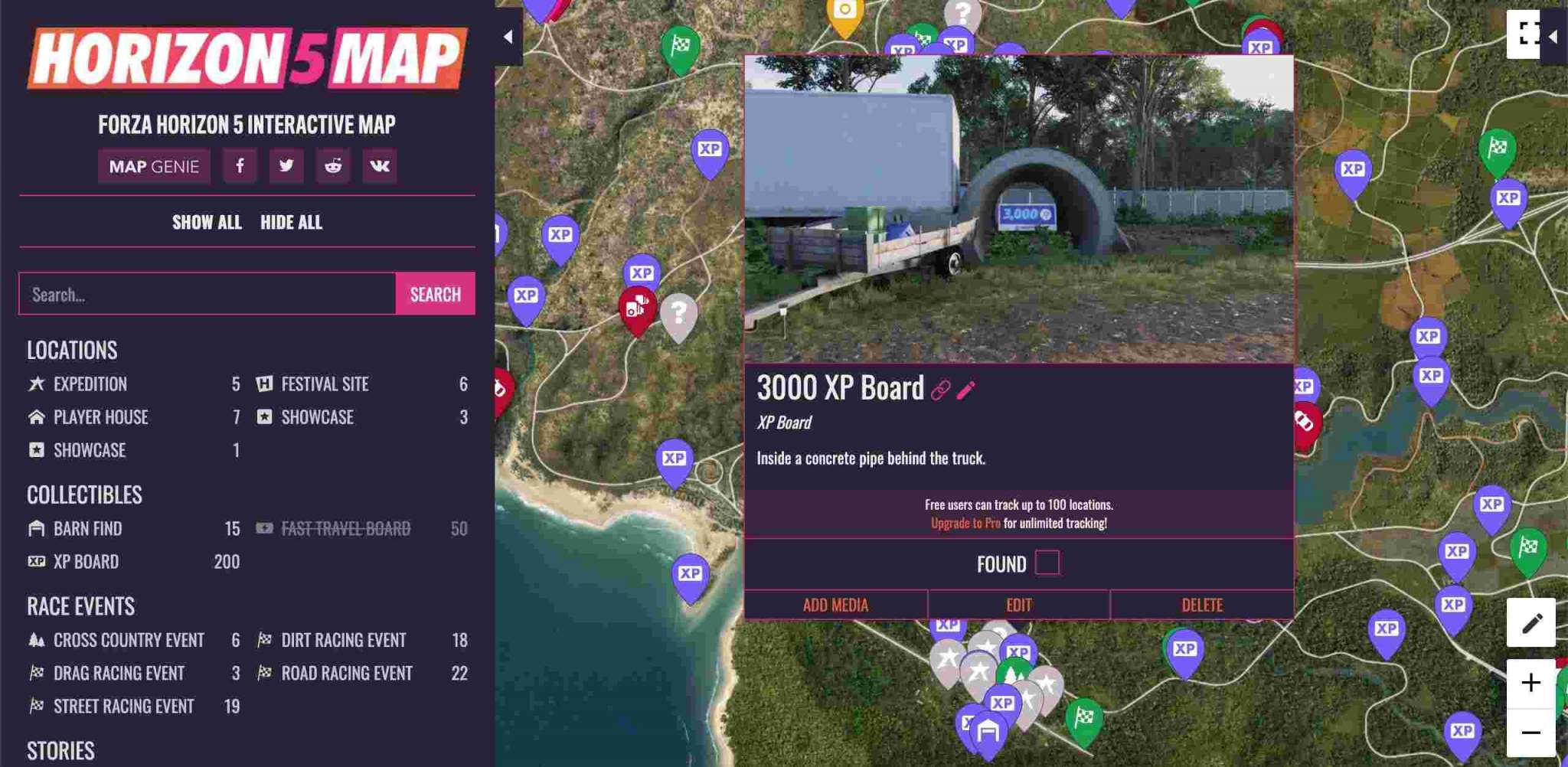 Forza Horizon 5 Interactive Map 