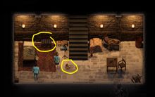 Location of Alia’s 2nd Chest and Damaged Boots in Lighthouse in Treasure of Nadia