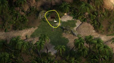 Location of Duck in Park in Treasure of Nadia