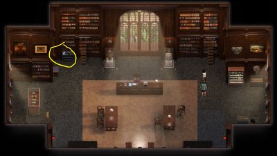 Location of erotic book in Library in Treasure of Nadia