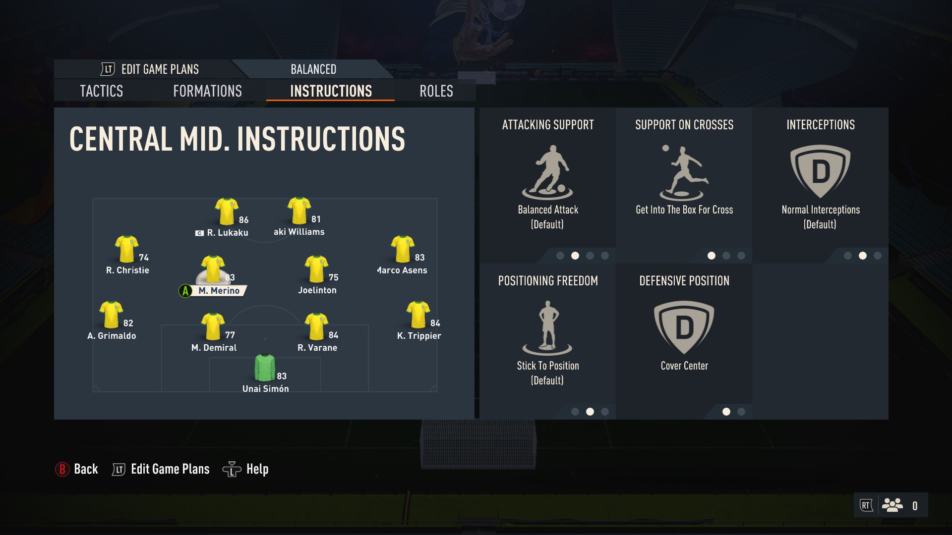 Best custom tactic for Ultimate Team