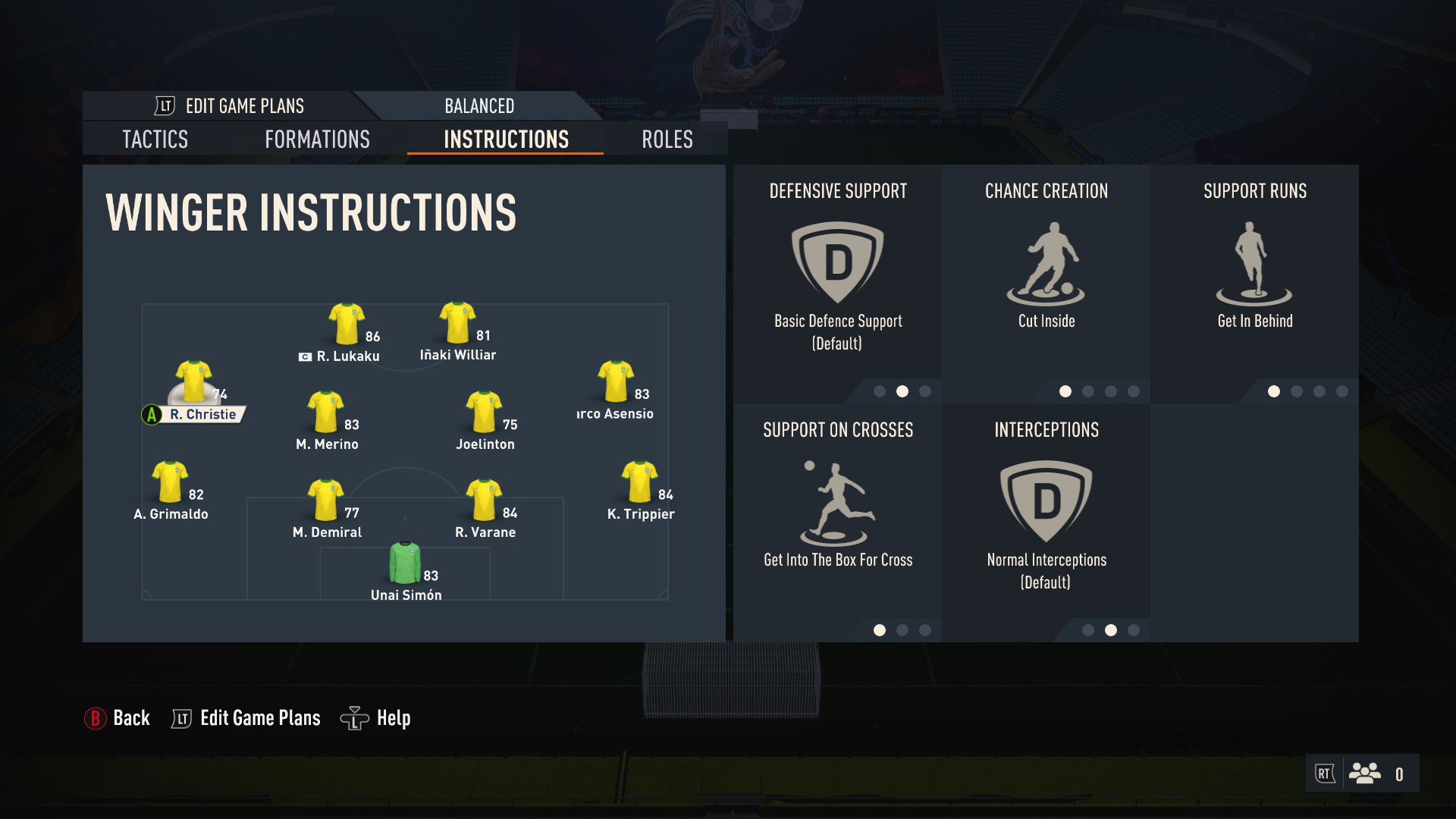 Best custom tactic for Ultimate Team