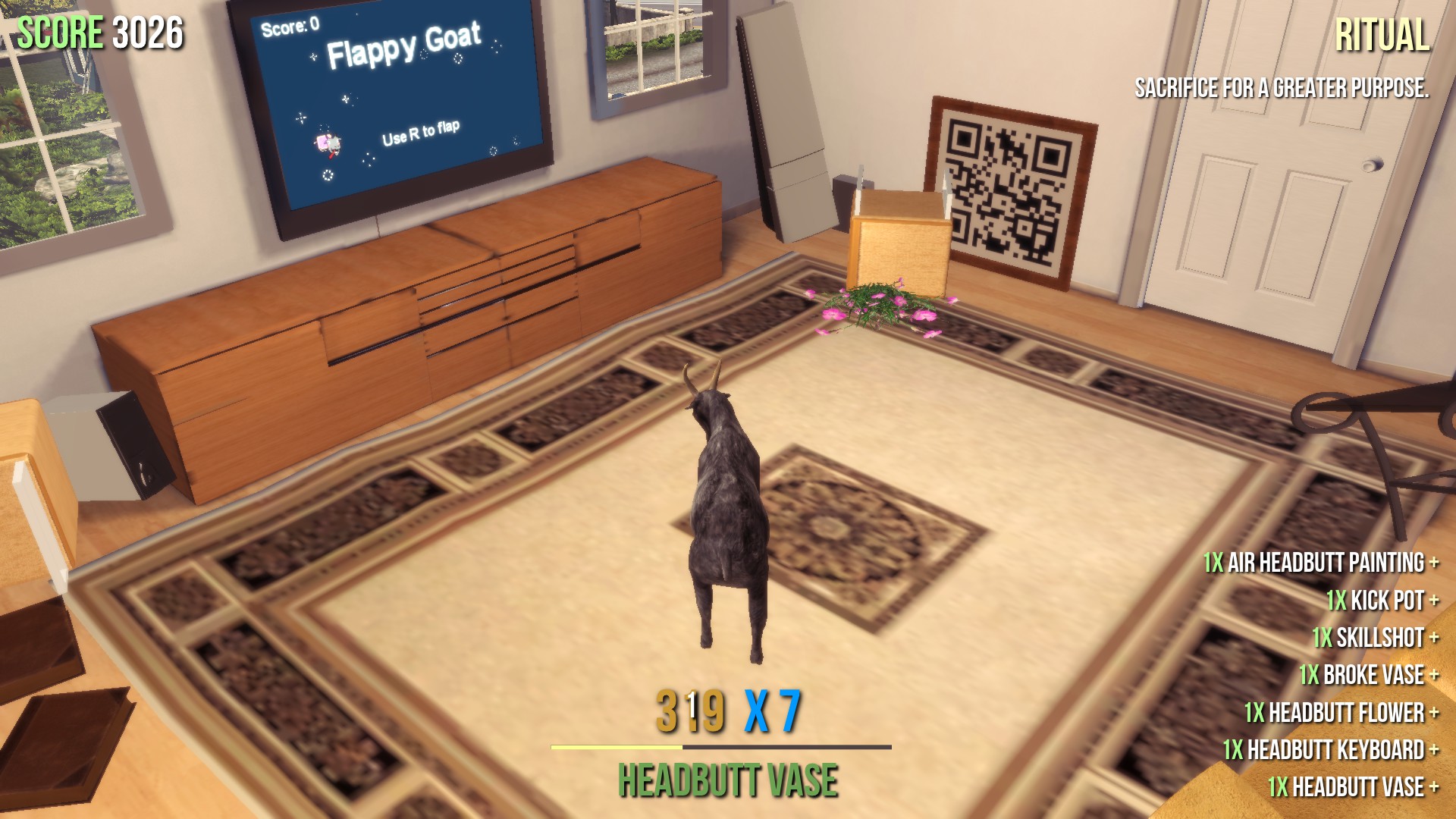 Goat Simulator How to Get the Flapmaster Achievement