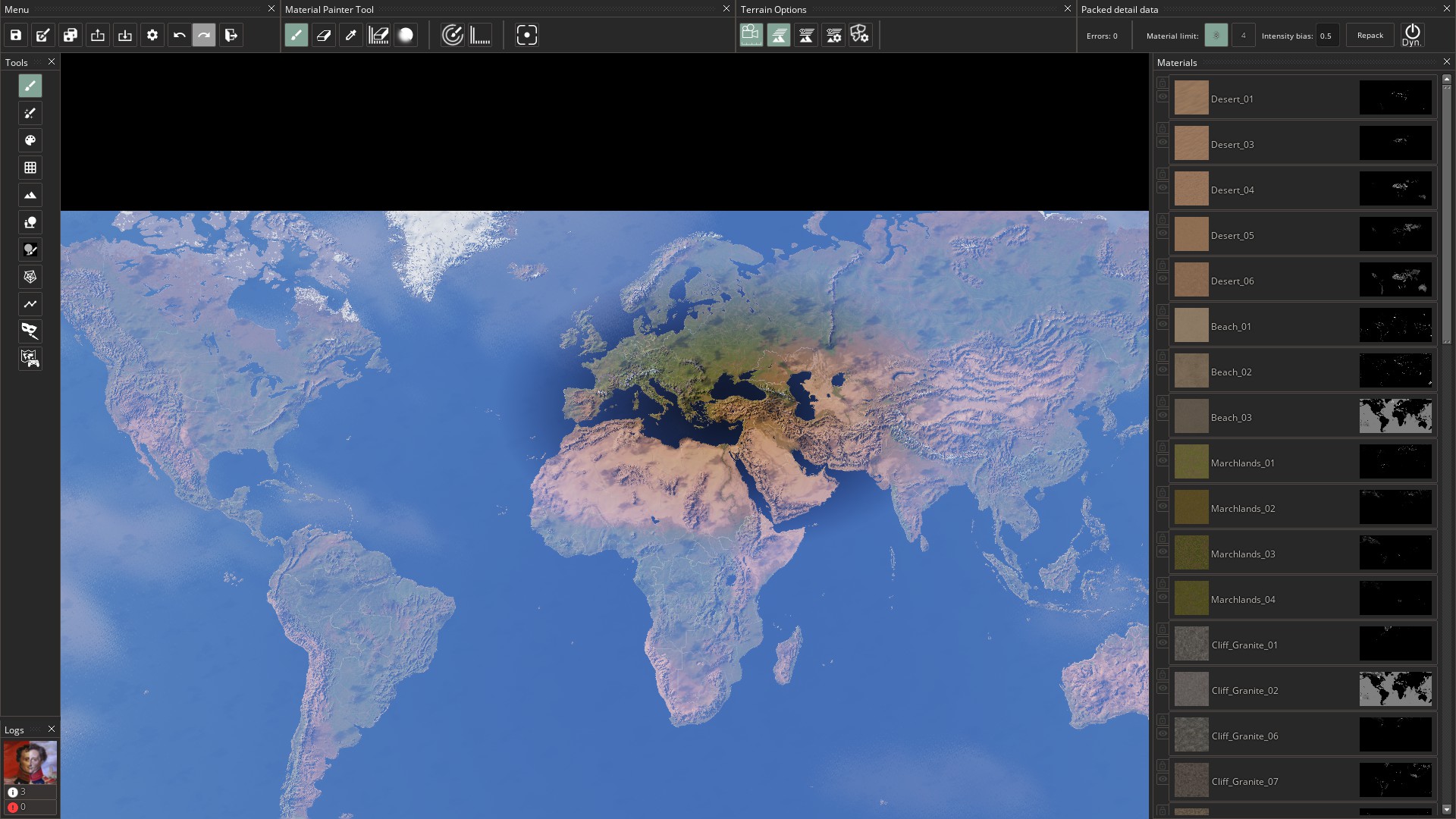 How to move settlements in the map editor