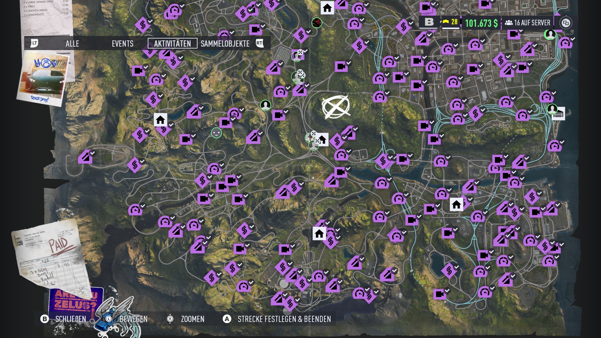 Locations of all the Collectibles and Activities