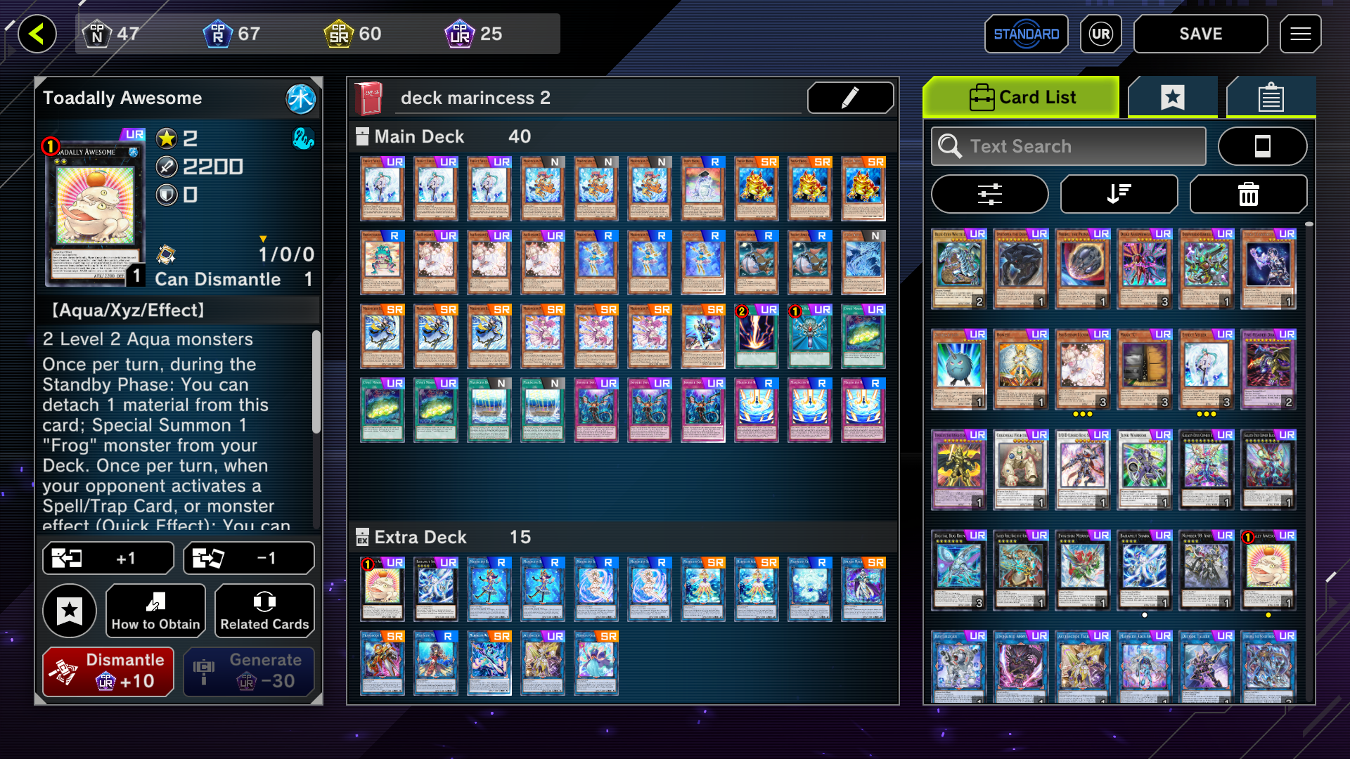 Marincess Deck