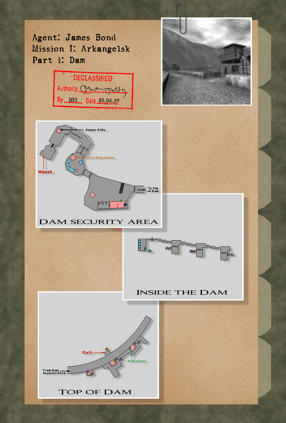 GoldenEye The Dam Map