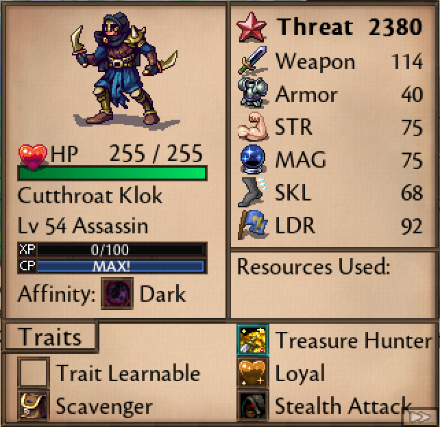 All Unique Mercenaries