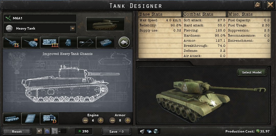 Hearts of Iron 4 best Division Templates & Tank Design (No Step Back)