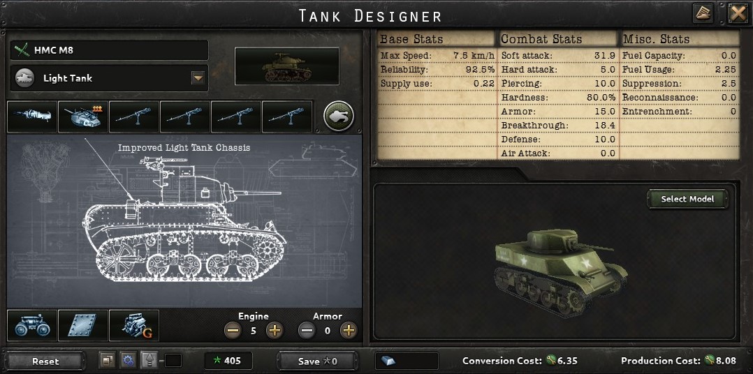 Hearts of Iron 4 best Division Templates & Tank Design (No Step Back)