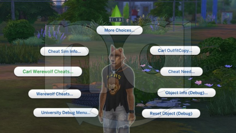 The Sims 4 Carl's Better Werewolf Cheats Mod