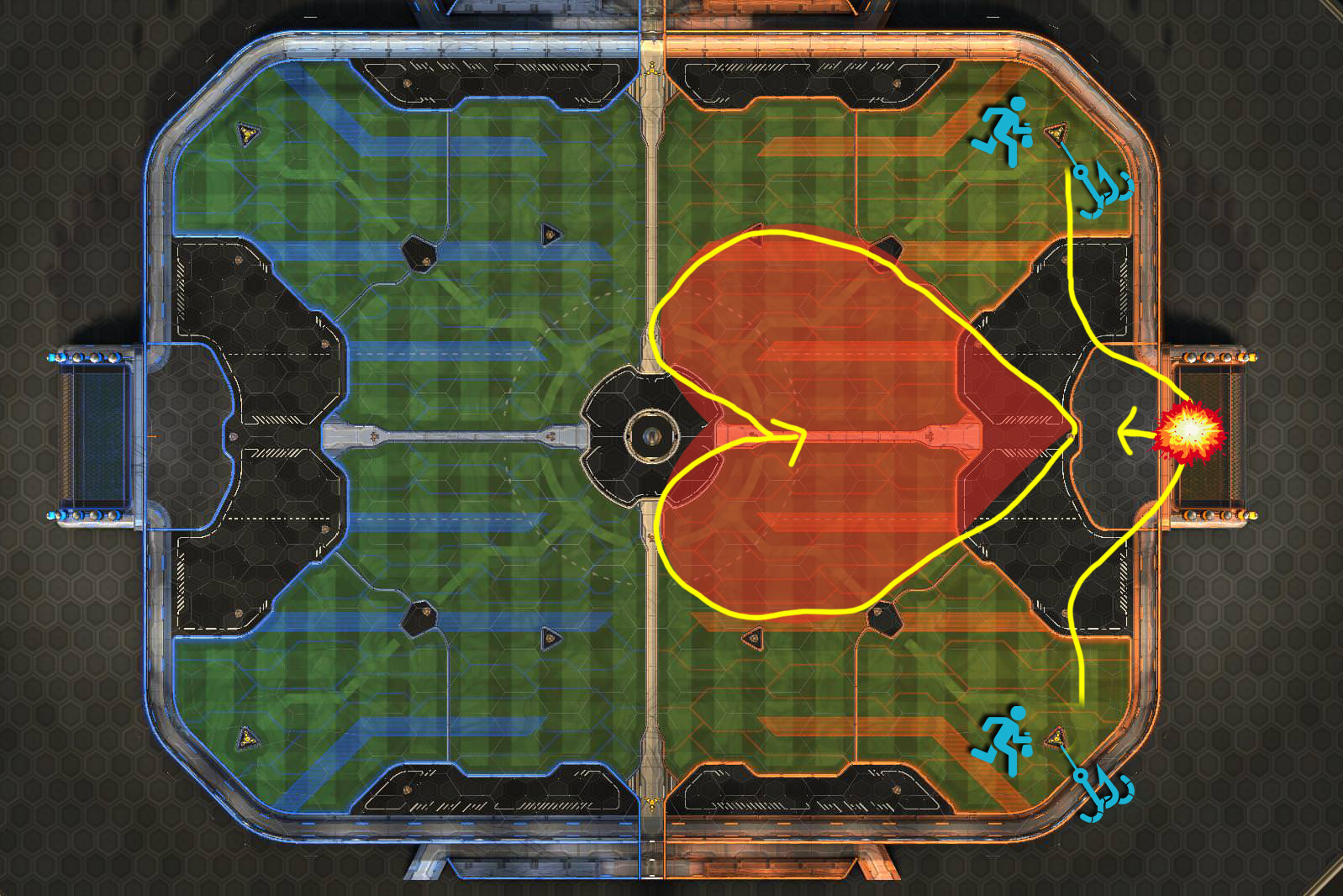 Rocket League Boost Paths