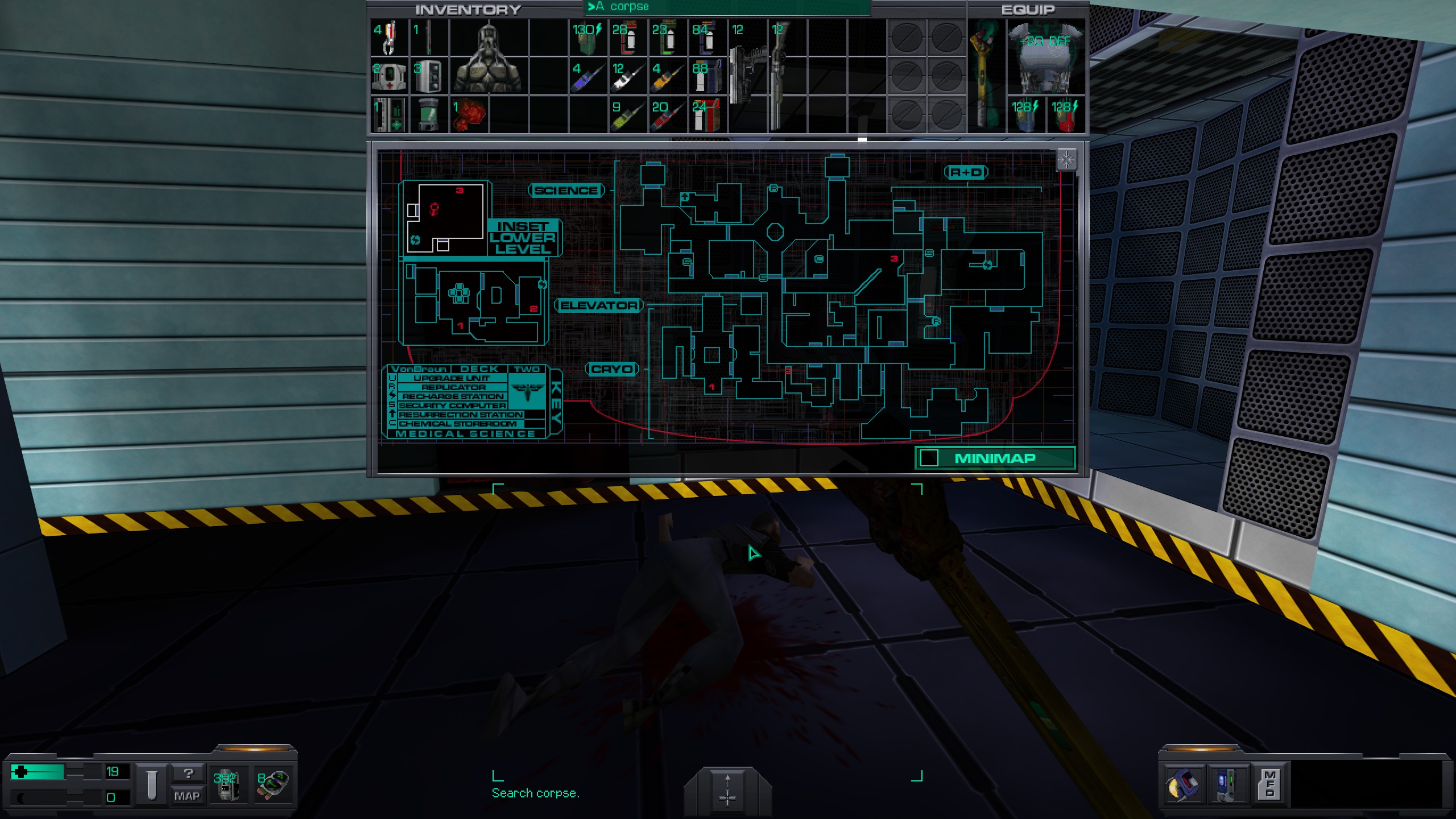 Where to find all misc cyber module in System Shock 2