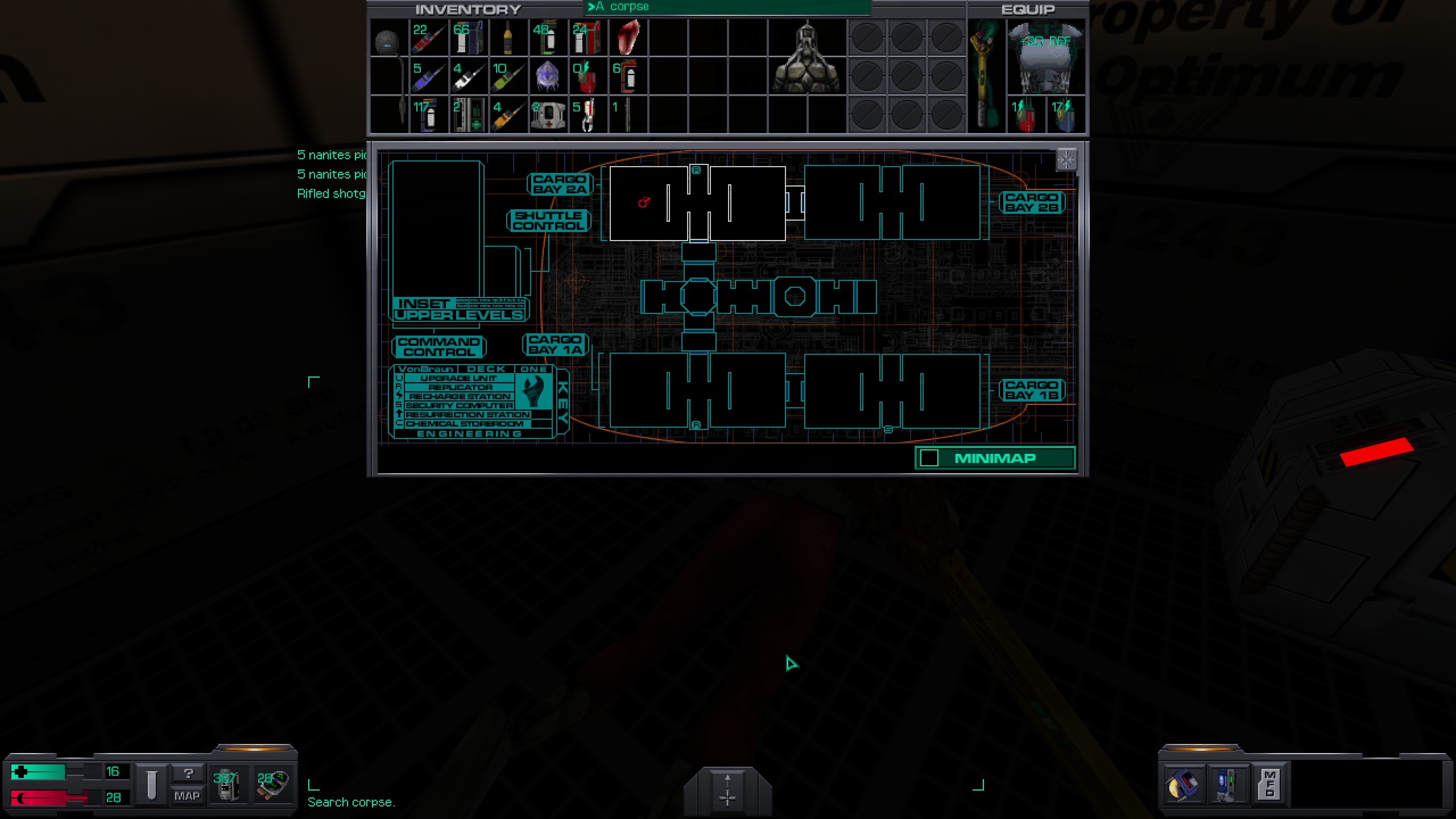 Where to find all misc cyber module in System Shock 2