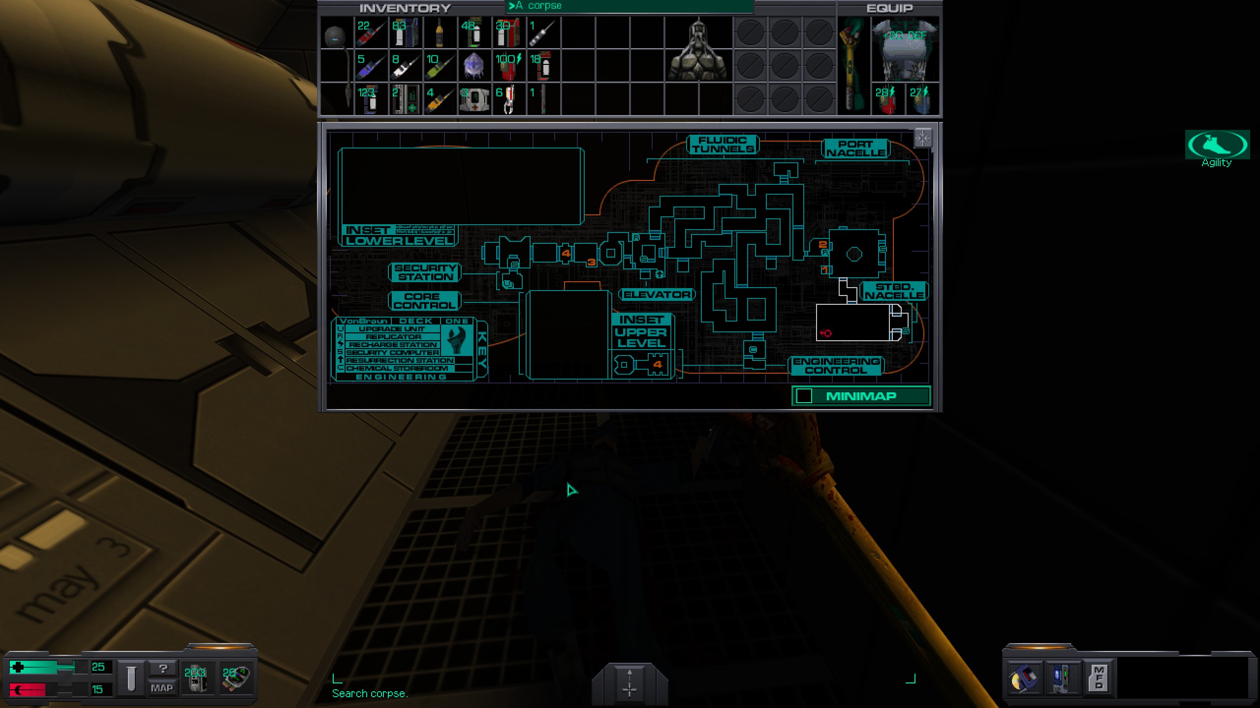 Where to find all misc cyber module in System Shock 2