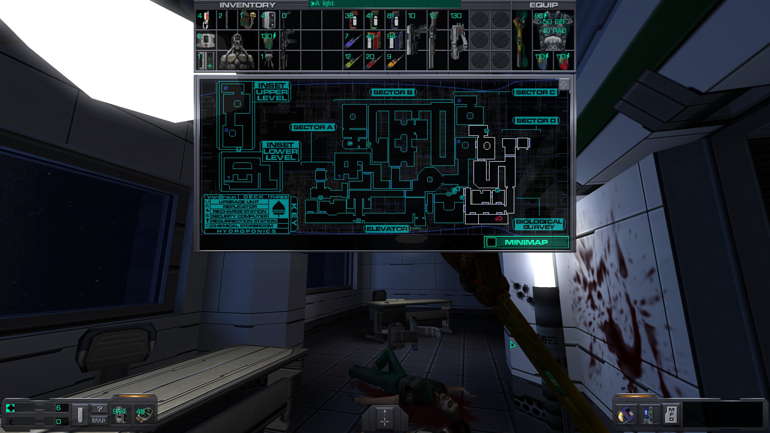 Where to find all misc cyber module in System Shock 2