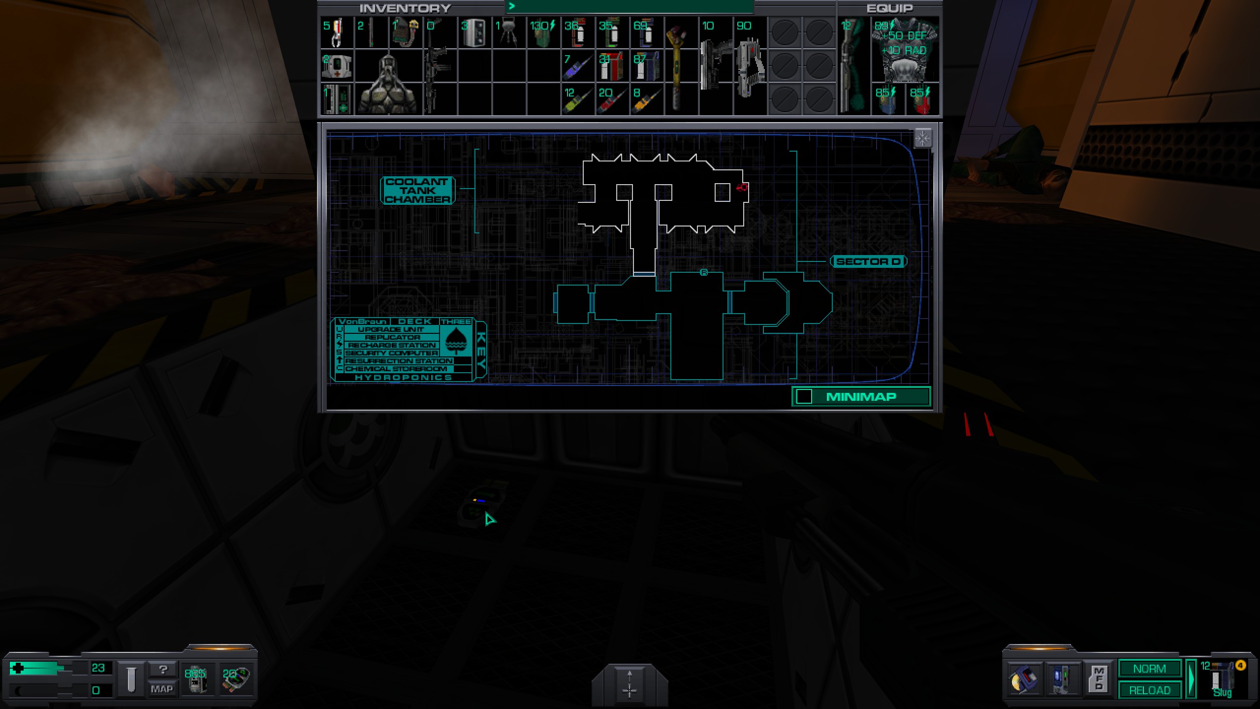 Where to find all misc cyber module in System Shock 2