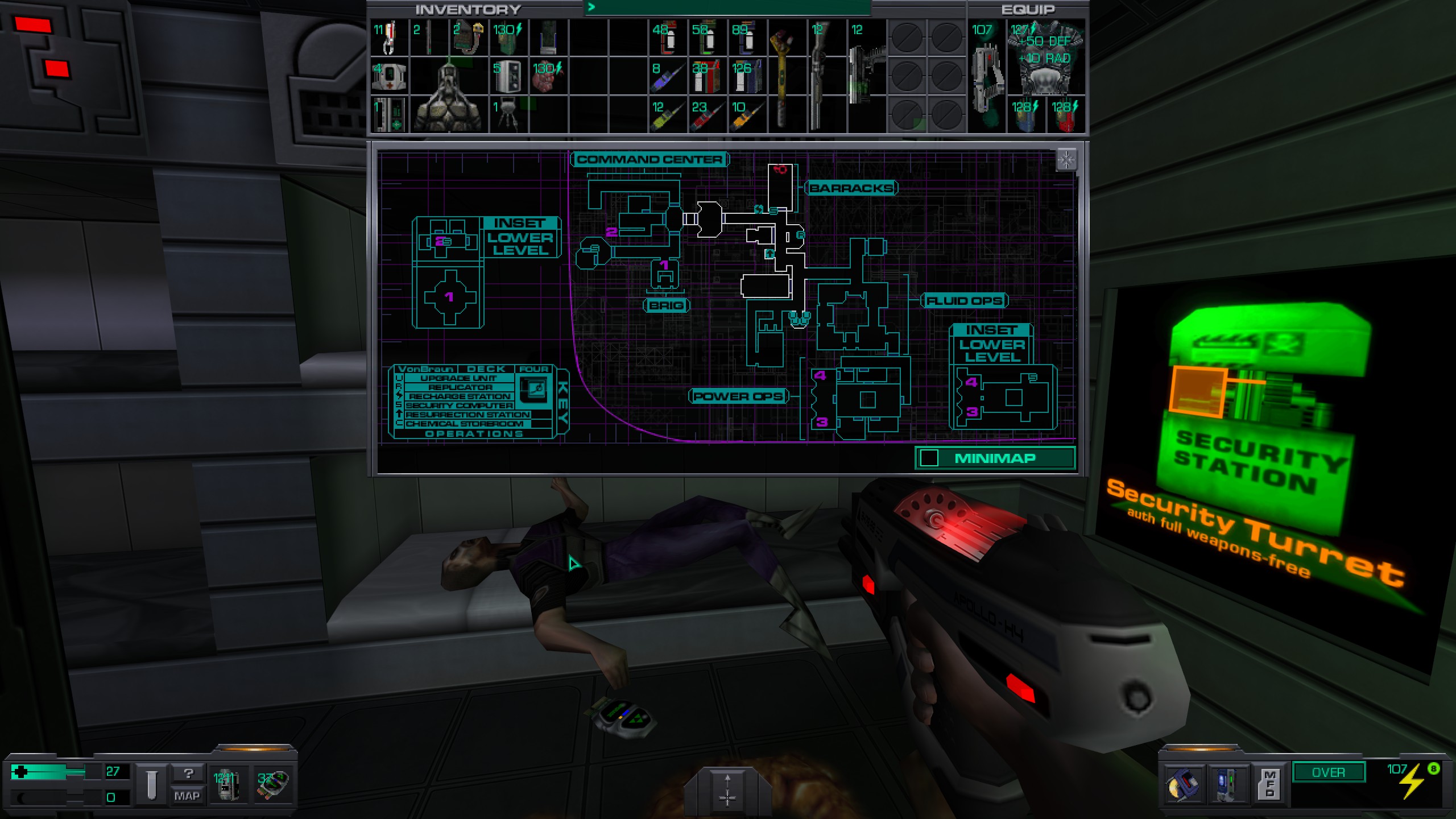 Where to find all misc cyber module in System Shock 2