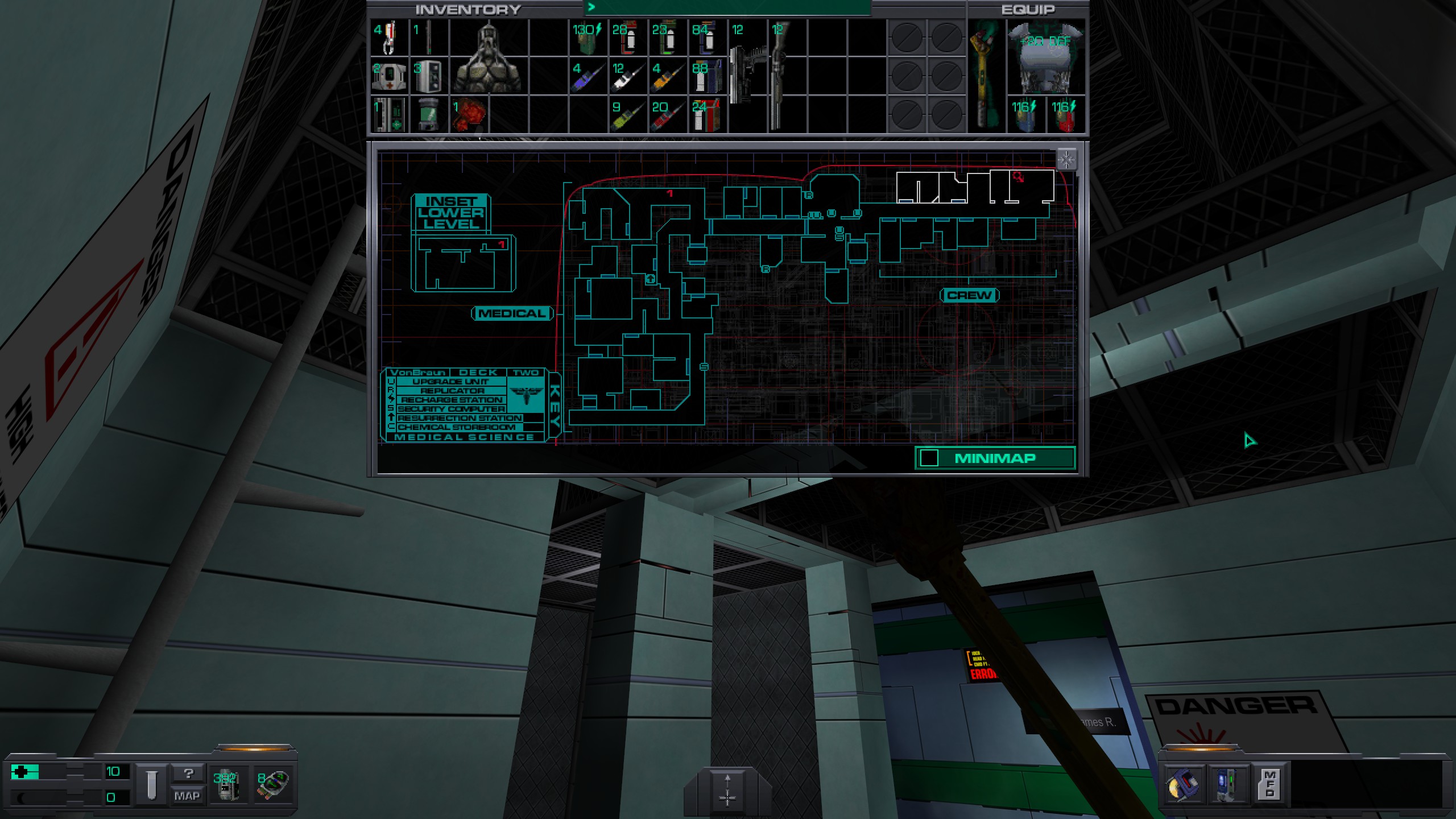 Where to find all misc cyber module in System Shock 2