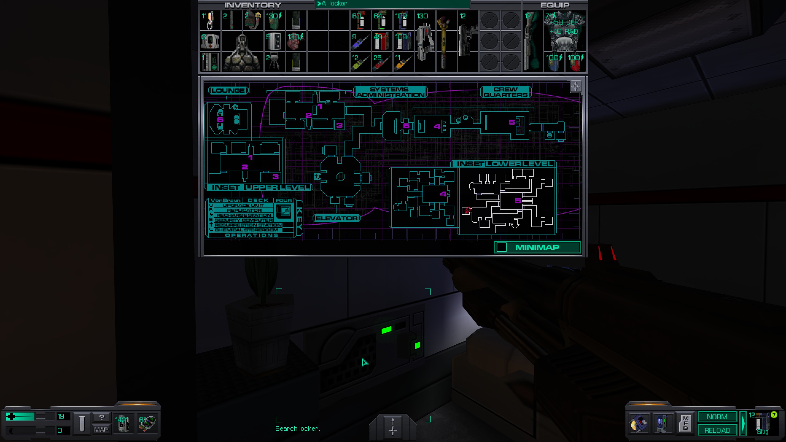 Where to find all misc cyber module in System Shock 2