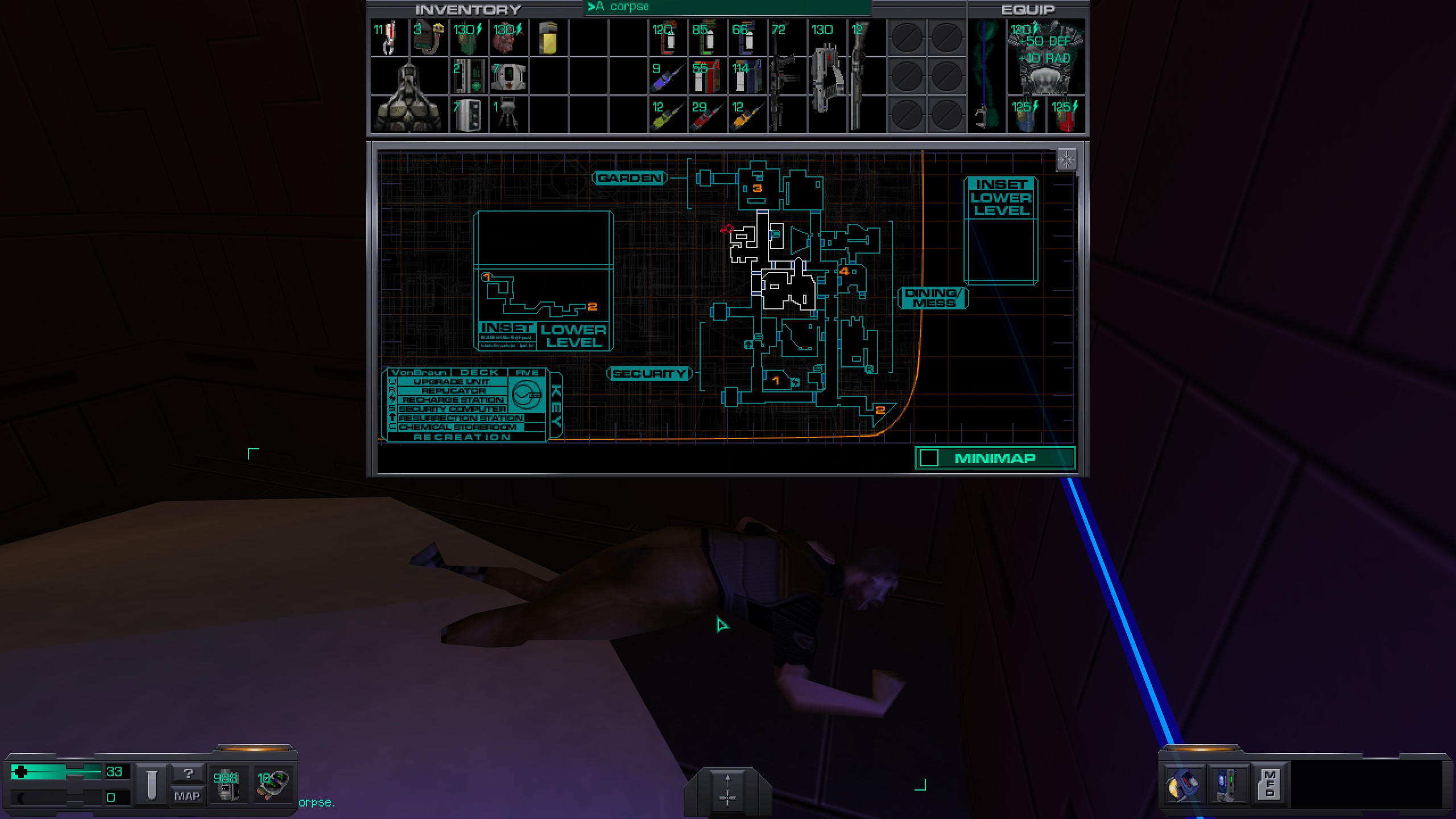 Where to find all misc cyber module in System Shock 2