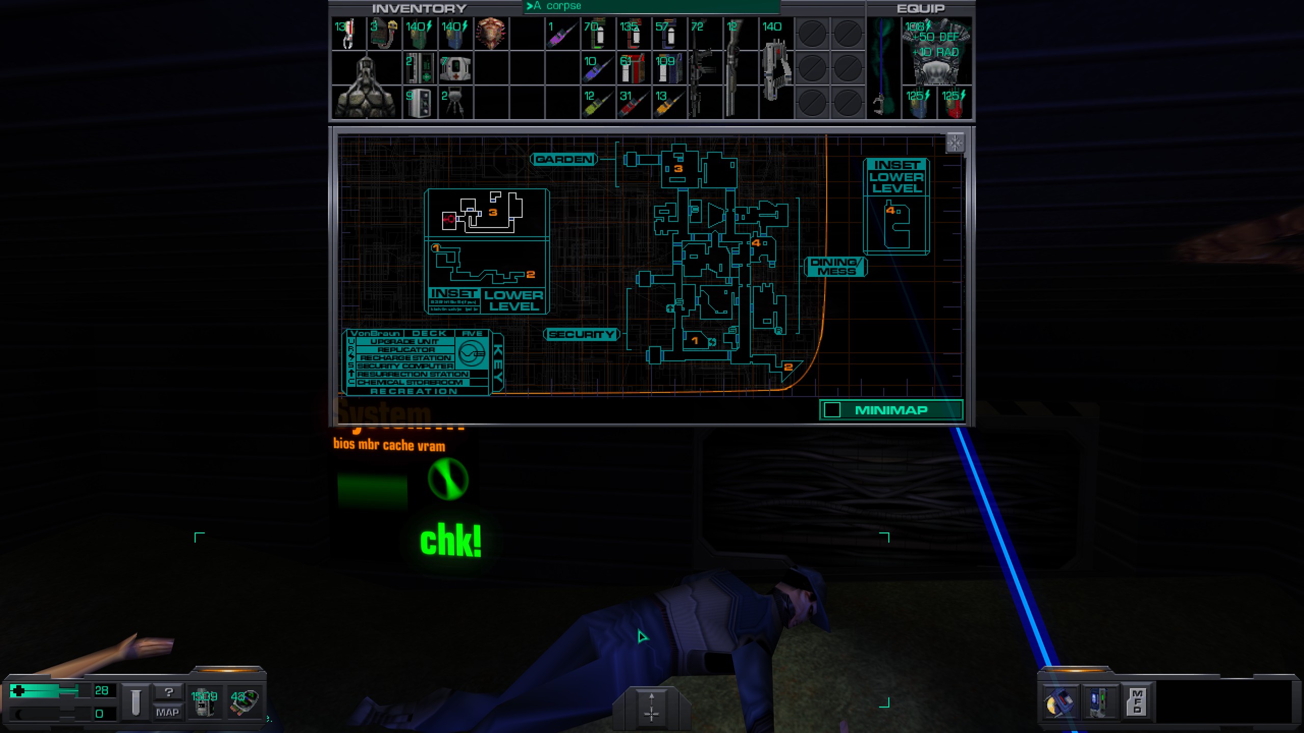 Where to find all misc cyber module in System Shock 2