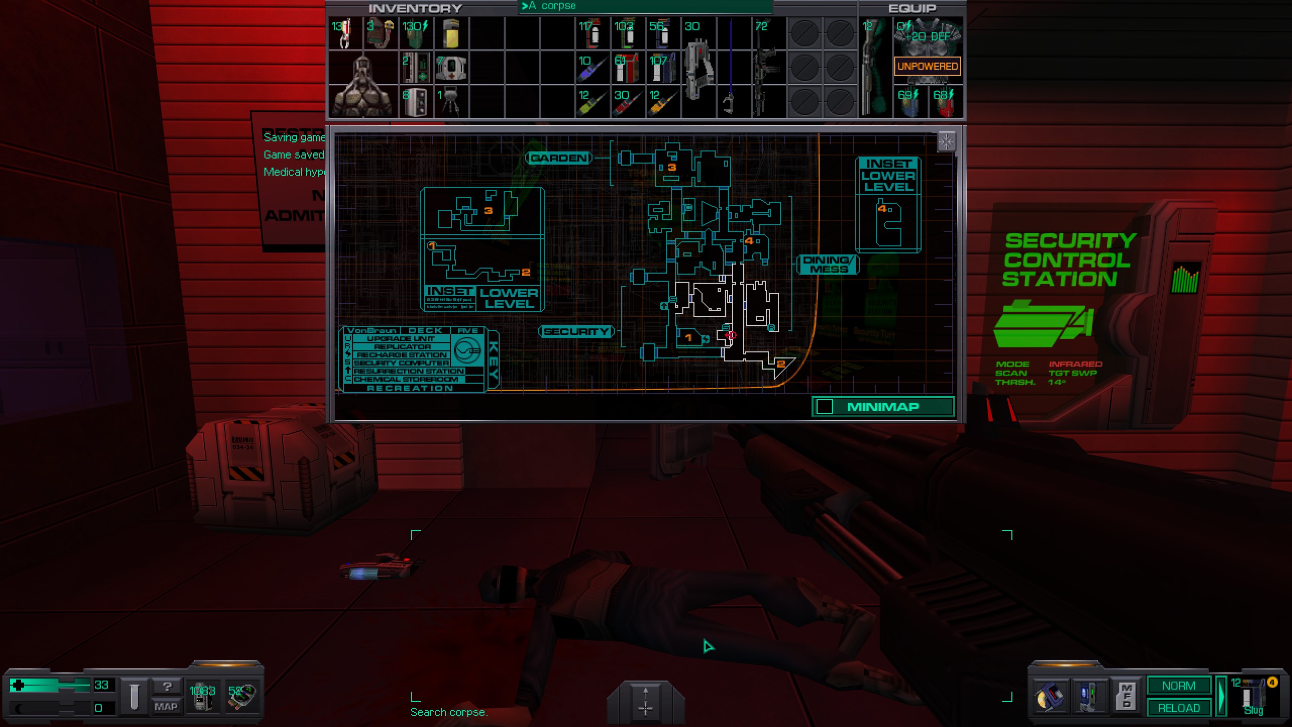 Where to find all misc cyber module in System Shock 2