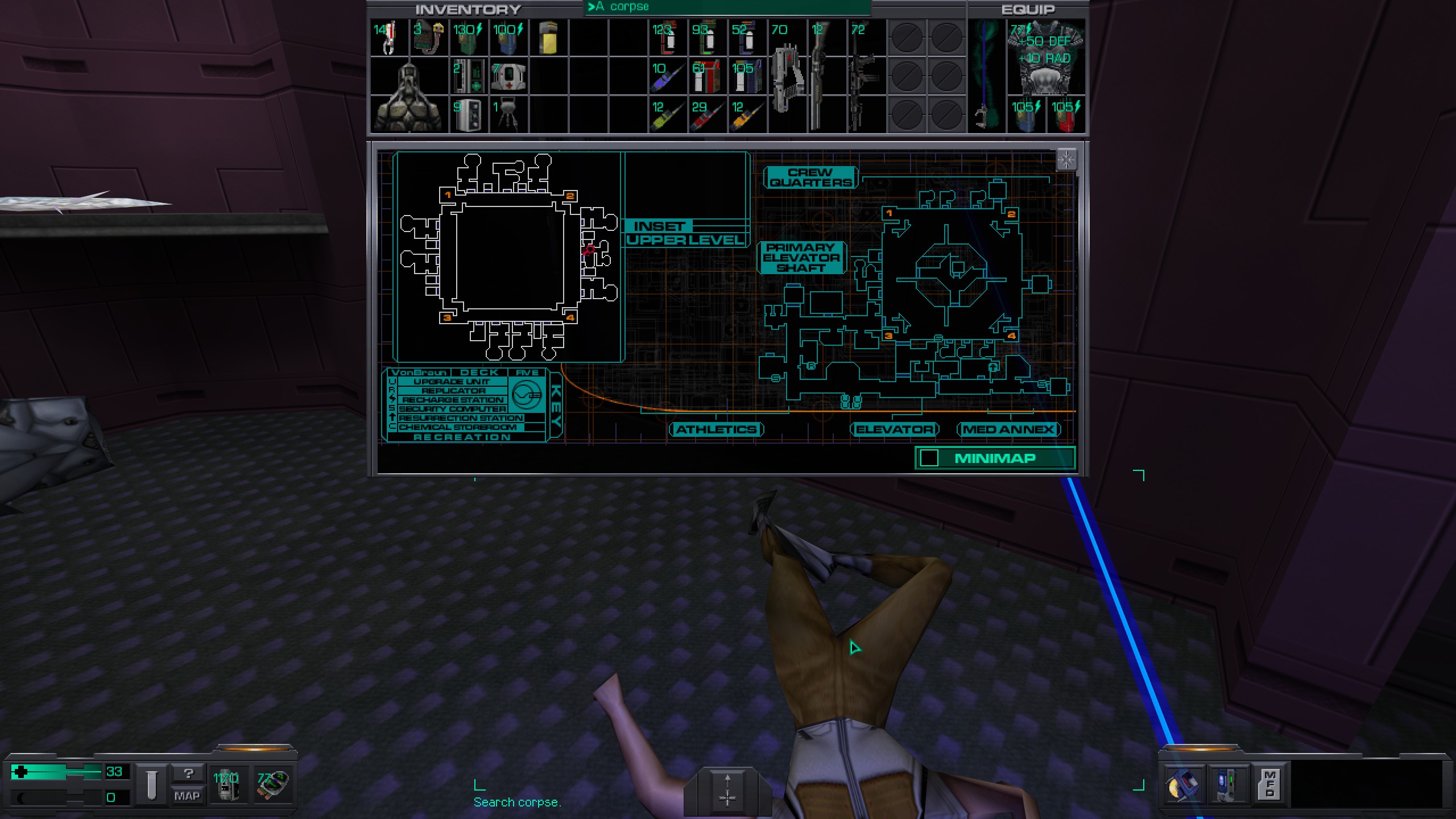 Where to find all misc cyber module in System Shock 2