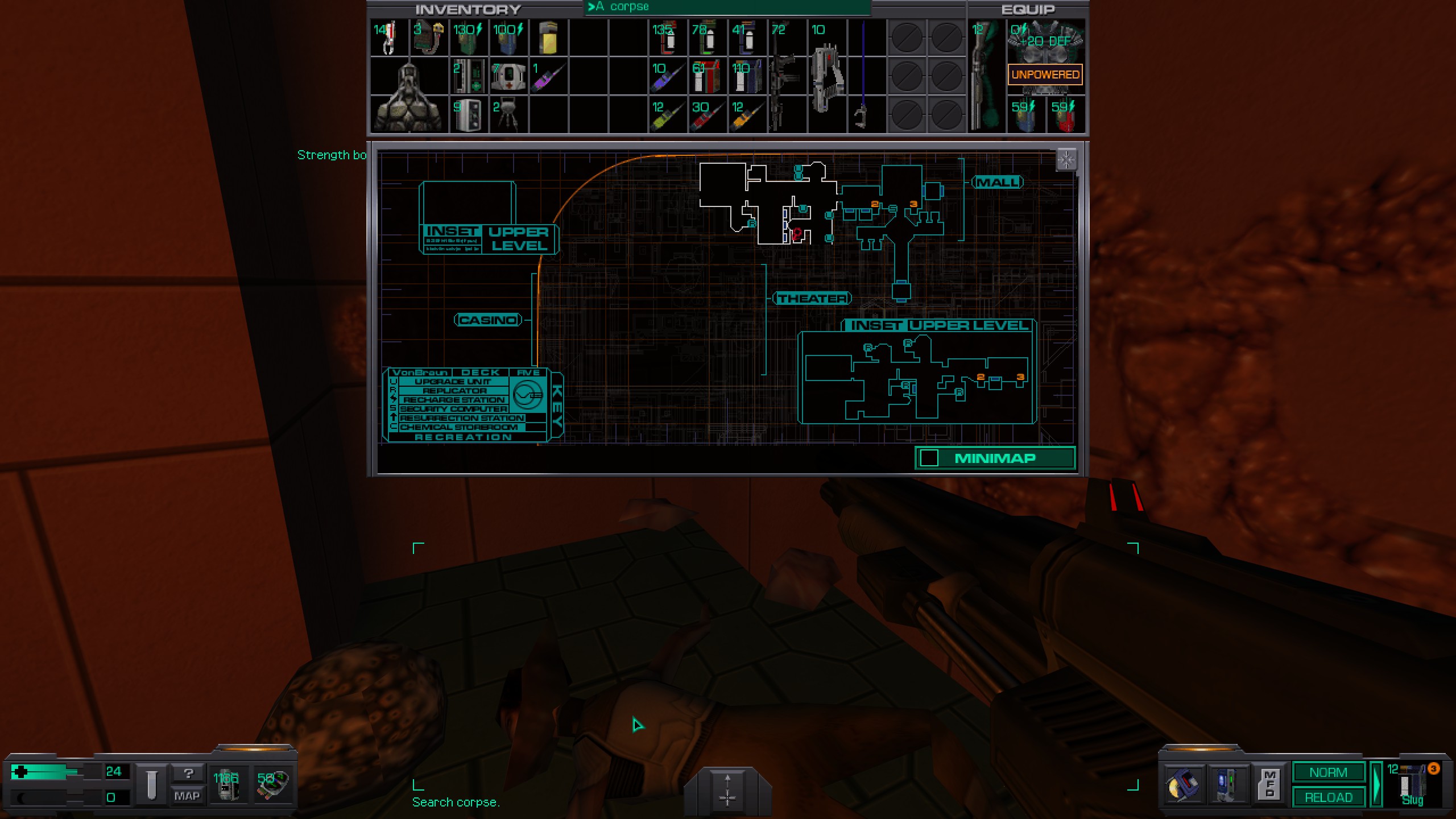 Where to find all misc cyber module in System Shock 2