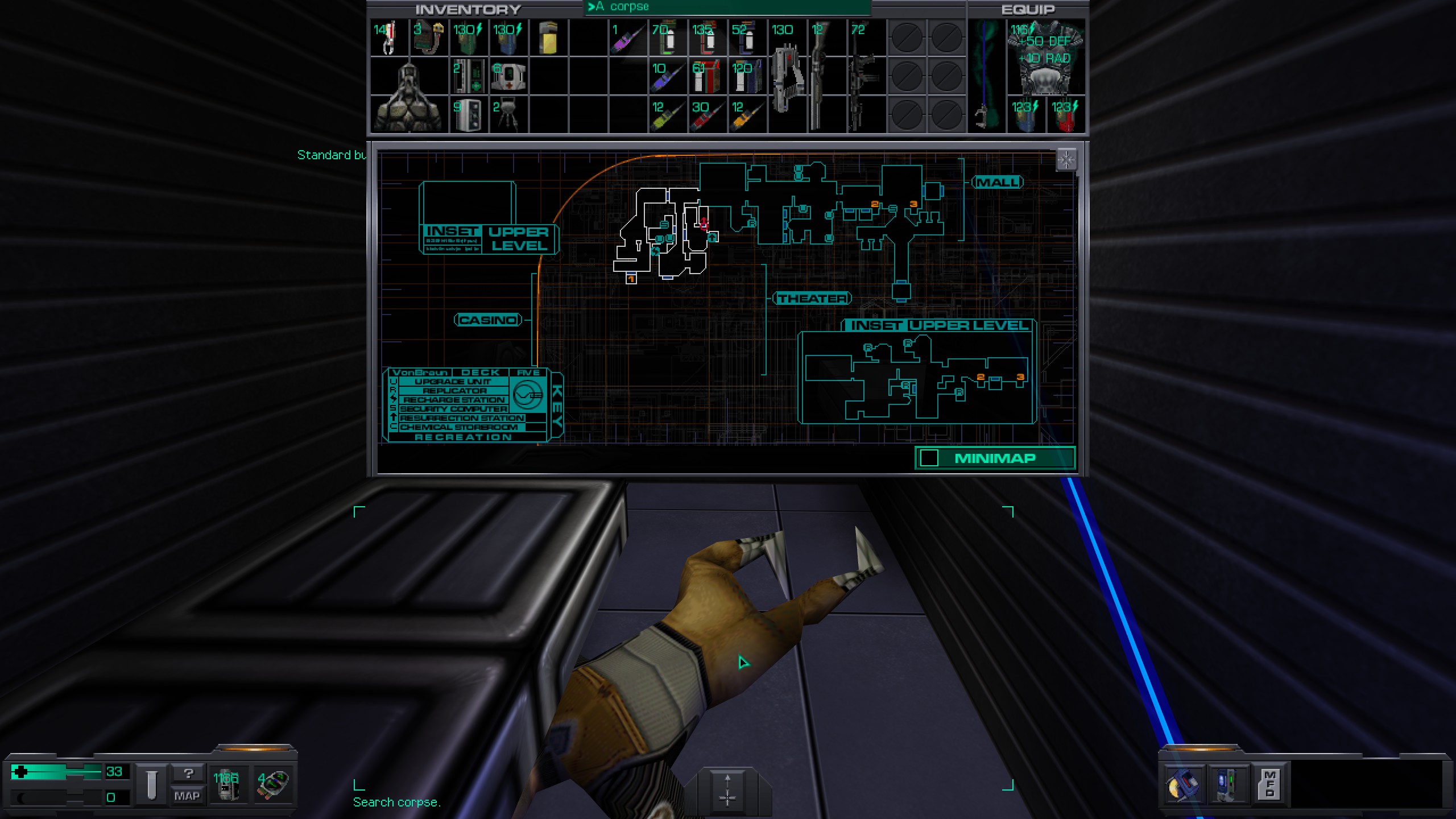 Where to find all misc cyber module in System Shock 2