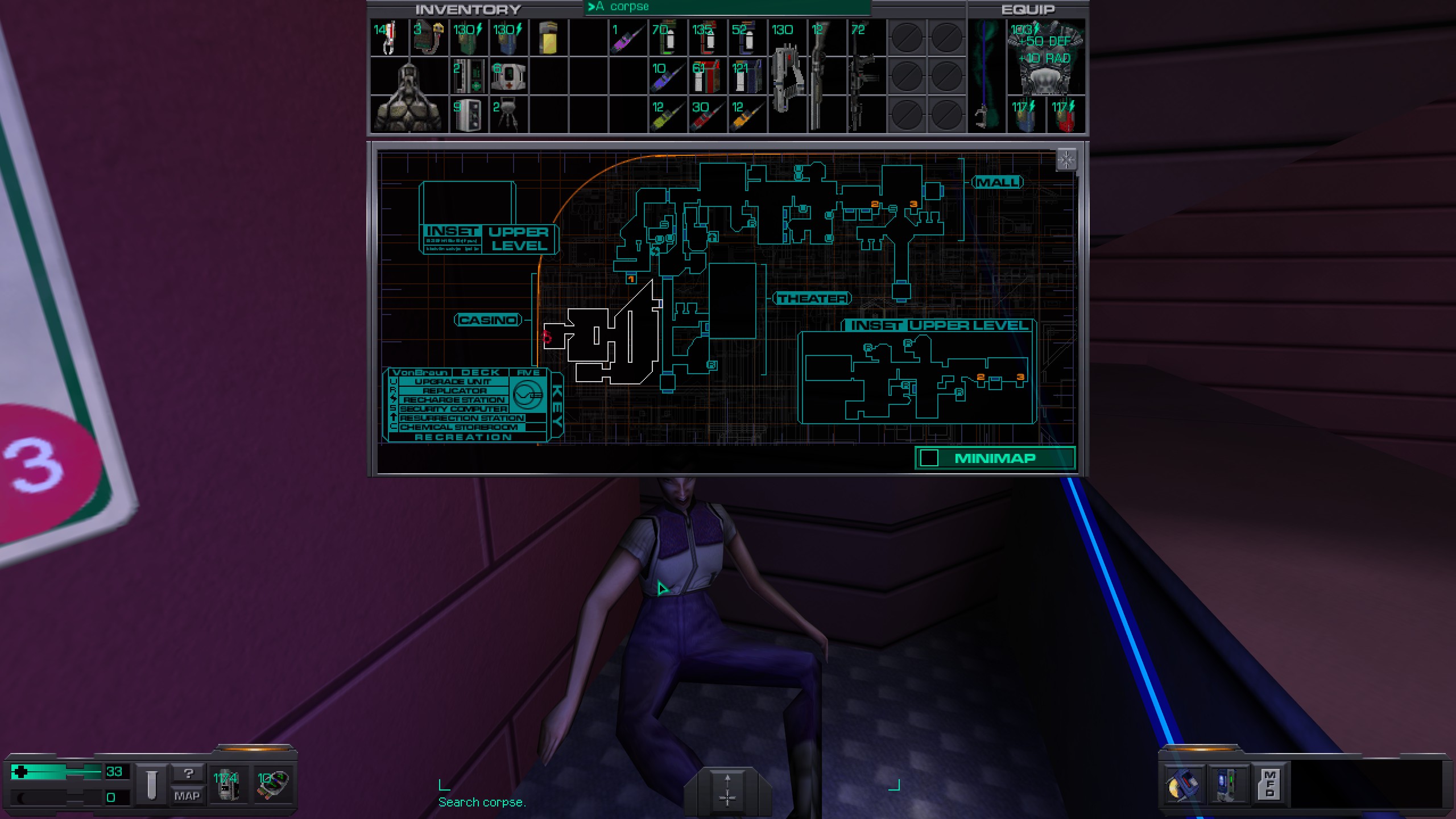 Where to find all misc cyber module in System Shock 2