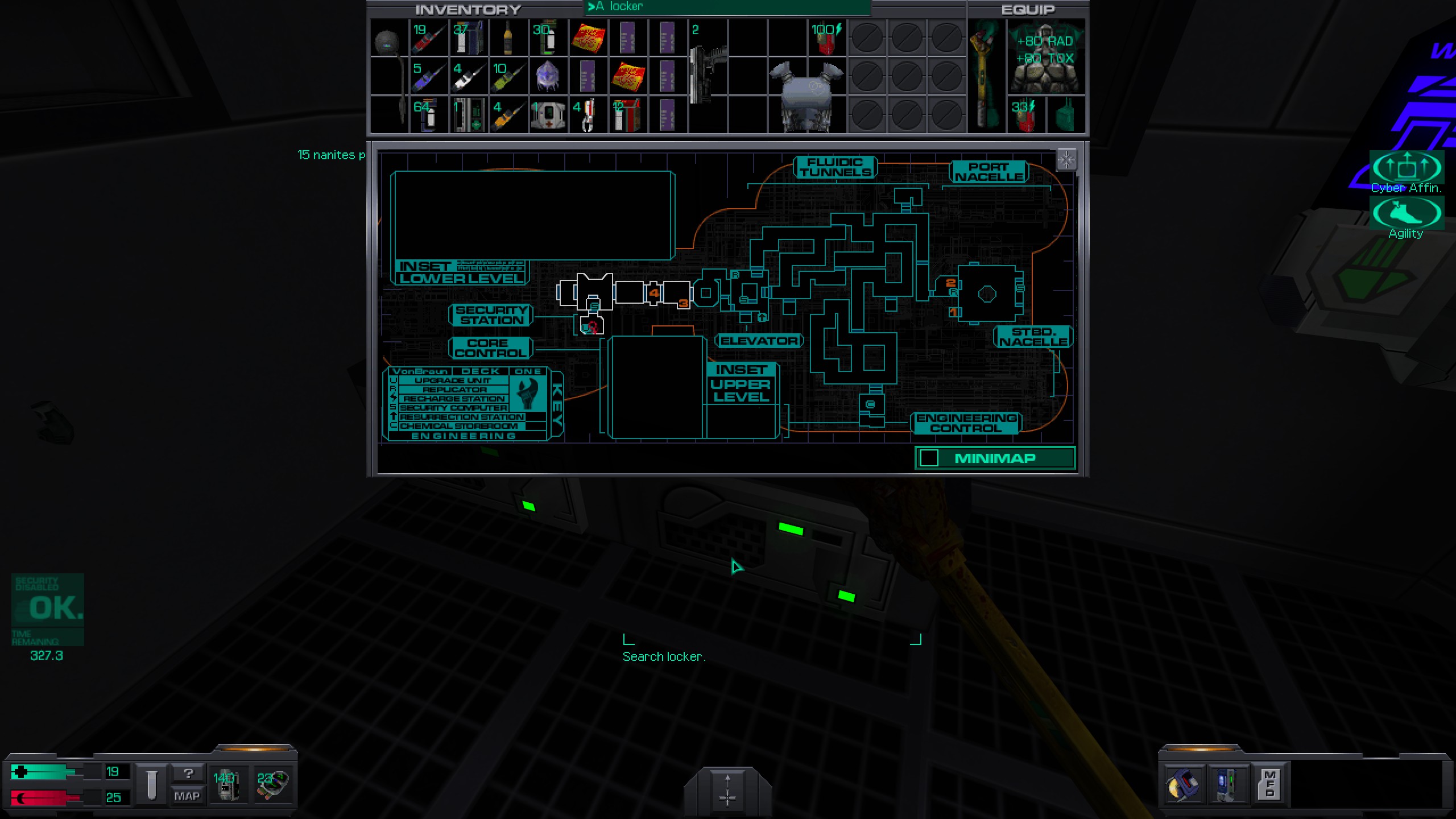 Where to find all misc cyber module in System Shock 2