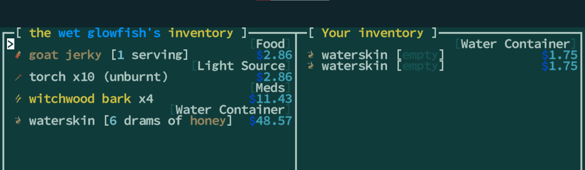 Easily Getting Infinite Money in Caves of Qud