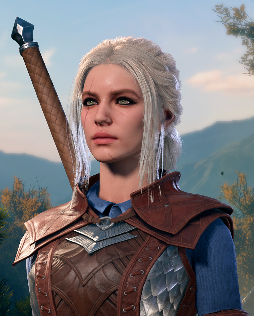 How to creation Ciri from The Witcher in Baldur's Gate 3