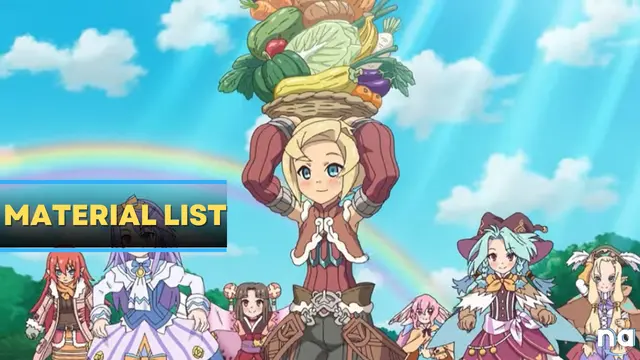 Rune Factory 3 Special Material List