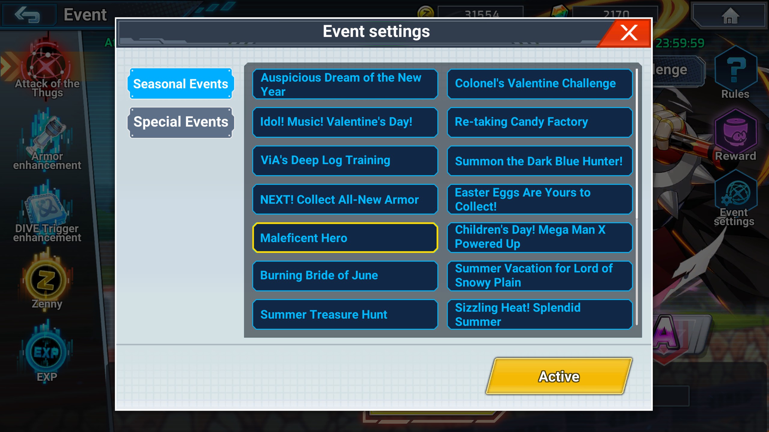 Guide to Farming Event Currency in MEGA MAN X DiVE Offline