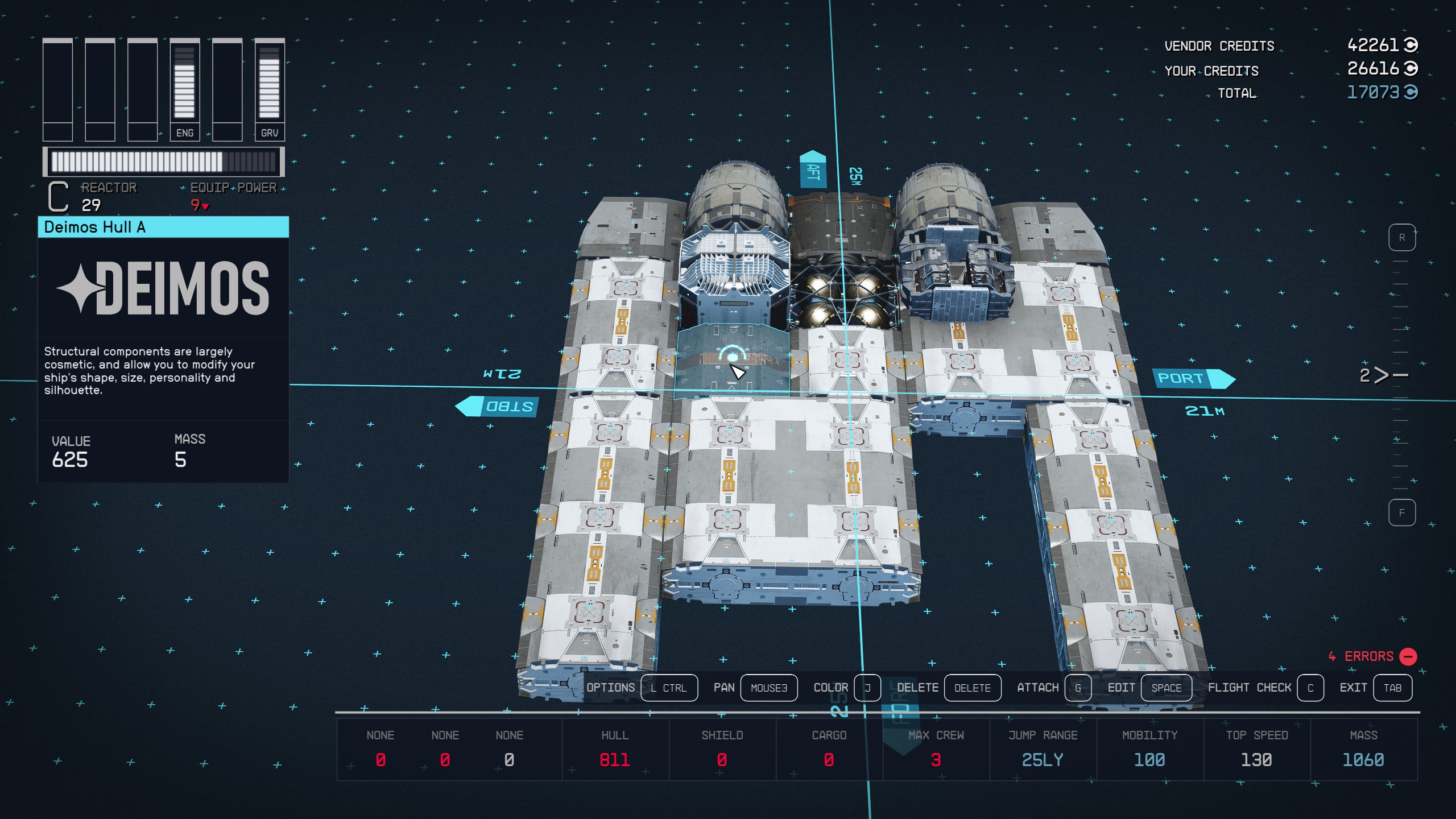 How to build Ebon Hawk for wandering the Settled Systems in Starfield